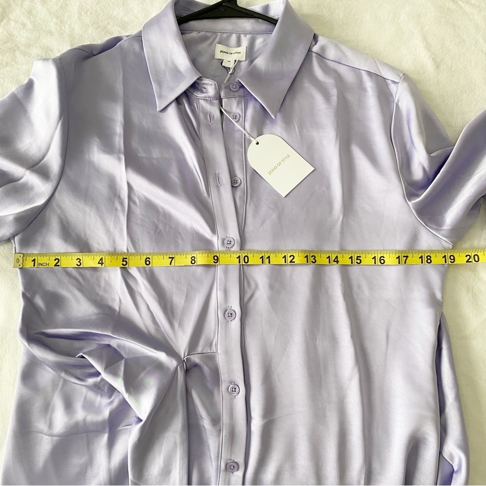 Song of Style Marta Satin Dress in Lavender Women's Size XS NWT *Read* - Picture 6 of 11